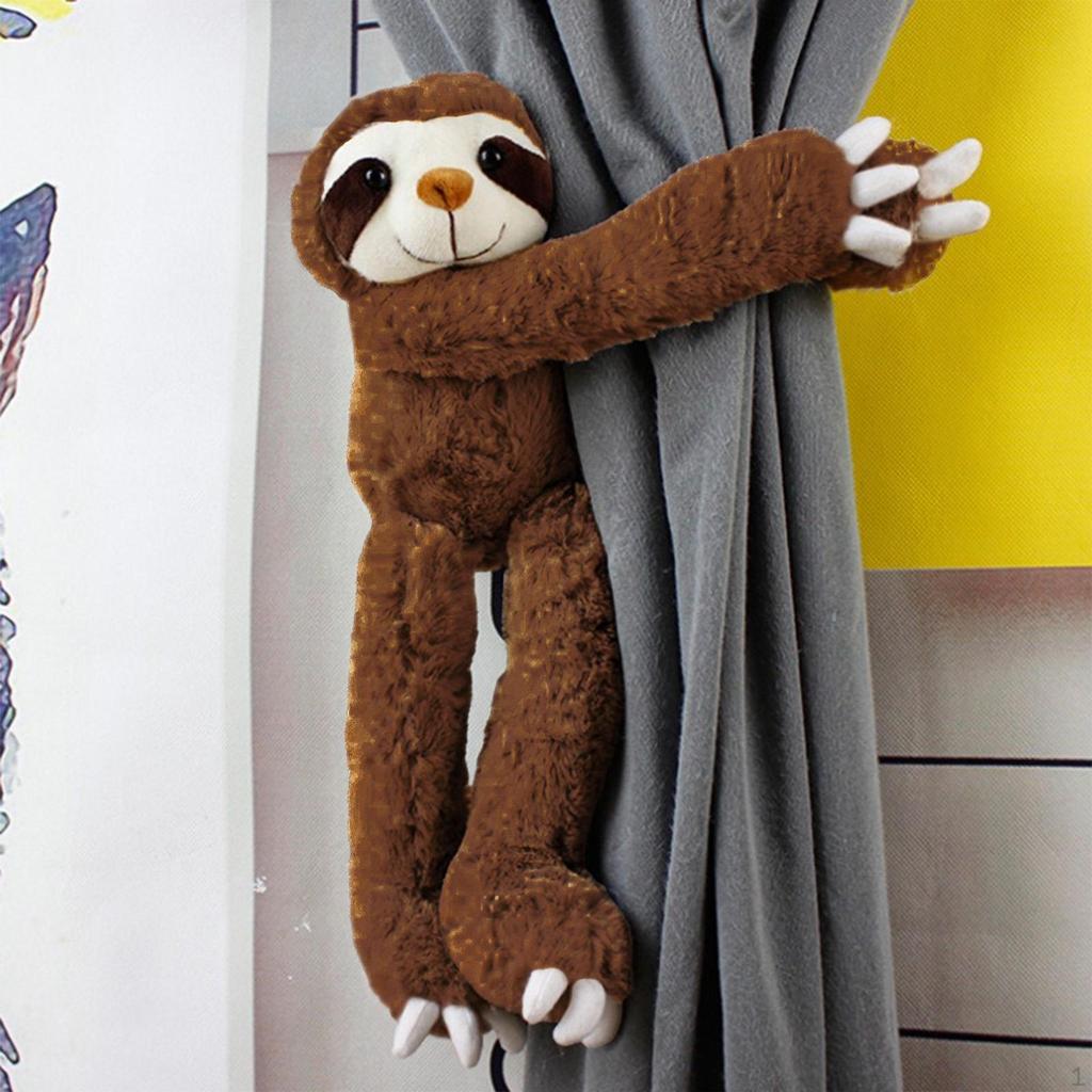 Lenochod Kreslený Závěs Podvaz Závěsů Ozdoba Dárky Závěsy Podvazy Držák Plyš