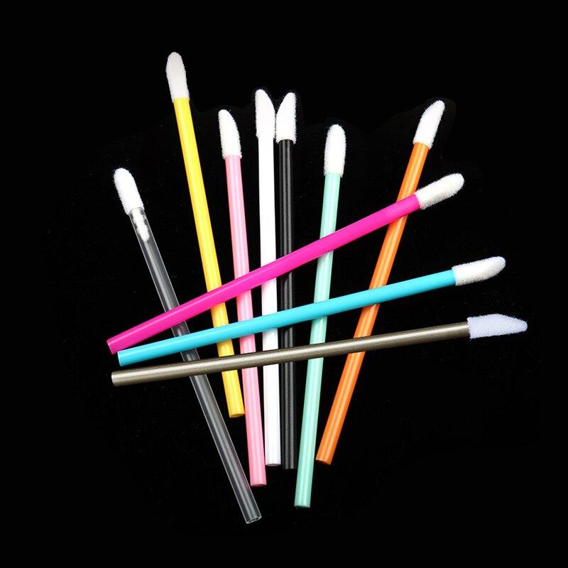 500/100PCS Disposable Lip Brush Makeup Tools Hollow Lip Wands Nylon Lip Gloss Stick Applicator Lipstick Wands Set Cosmetic Tools