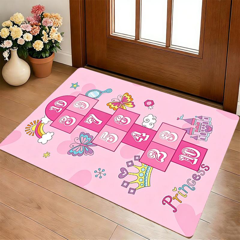 Princess Hop Living Room Nonslip Area Rug Soft Carpet For Bedroom Game Playroom Sofa Office Home Decor Doormat Christmas Gift C926404