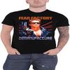 T-shirt Fear Factory Terminator Logo della Band Ufficiale Uomo Nero Taglia XXL