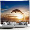 HD-Ocean Landscape Tapestry, Beach Wall and Palm Tree Art for Living Room, Bedroom or Outdoor Home Decor