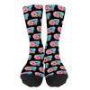 Custom  Fashion  Socks 67 Letter Socks 3D Printed Mid-calf Long Socks, 360-degree Seamless Socks for Men and Women