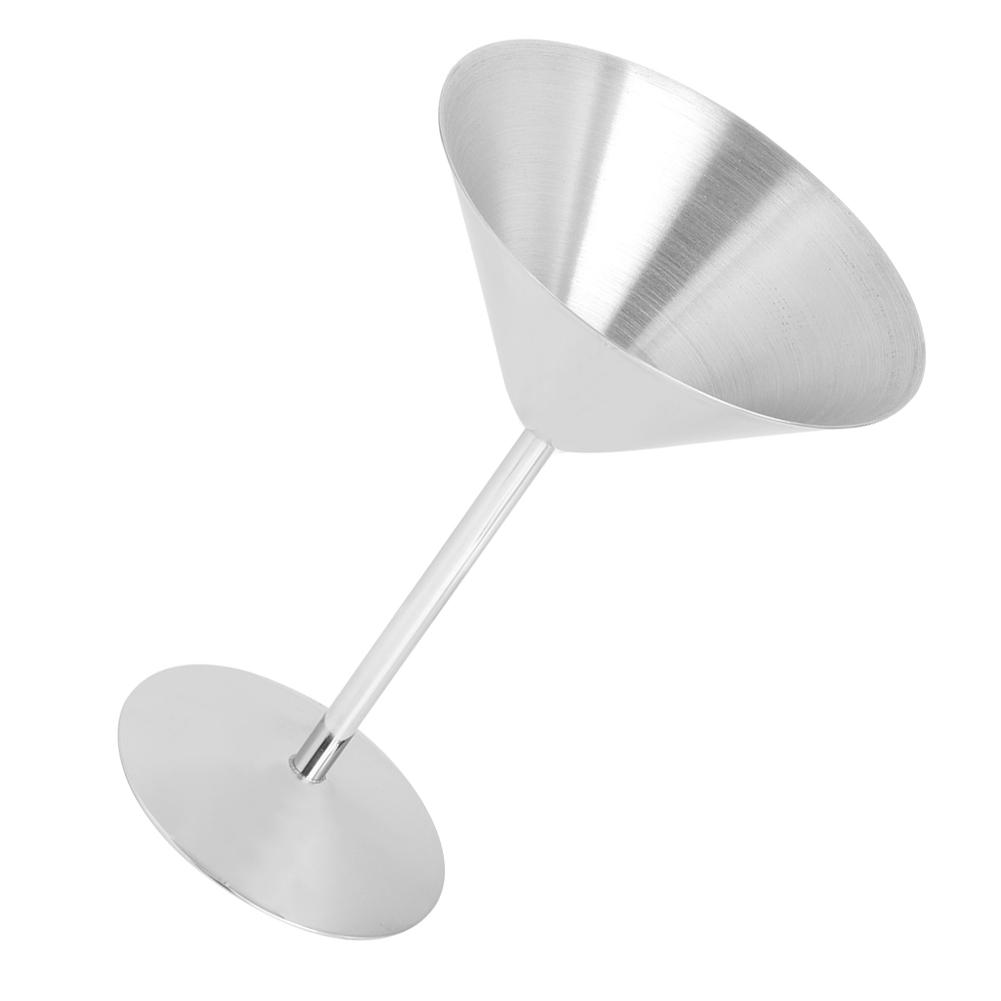 304 Stainless Steel Cocktail Champagne Goblet Red Wine Glass Party Decoration Bar Utensils
