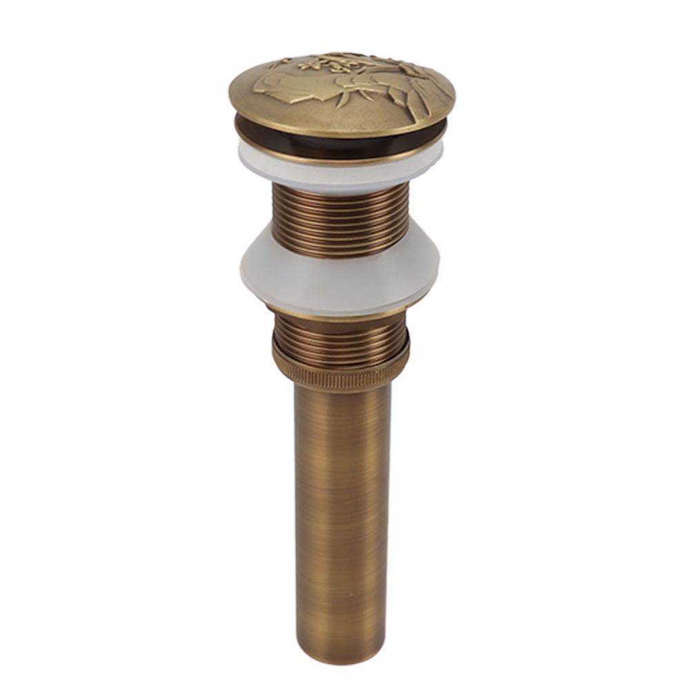 Without Overflow Drain Stopper Push Bounce Sink Drain Retro Sink Drain Stopper Kitchen