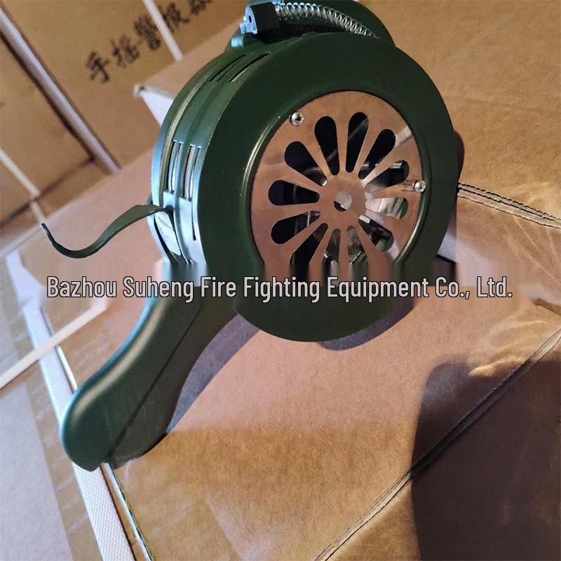 Portable Hand-Cranked Flood and Fire Drill Alarm for Disaster Relief