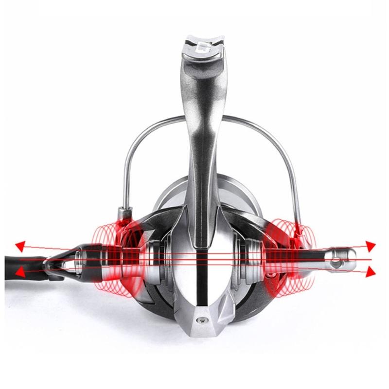 Fishing Reel Balancers Reel Stand Equipped with Gasket and Rubber Rings Aluminum Fishing Wheel Balance Rod