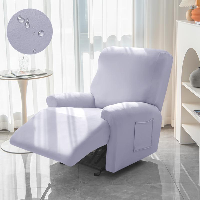 Stretch Recliner Chair Cover Solid Color Anti-dust Sofa Cover All-inclusive Single Sofa Slipcover Protector for Living Room