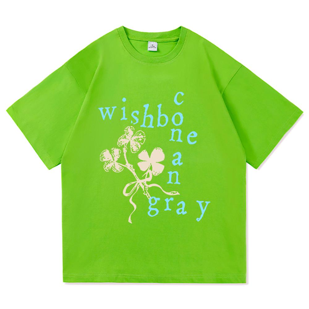 Lucky Charm Collage TShirt Wishbone Album Conan Gray Kid Krow 2025 Menwomen Clothing Harajuku High Quality Tops Cotton TShirts