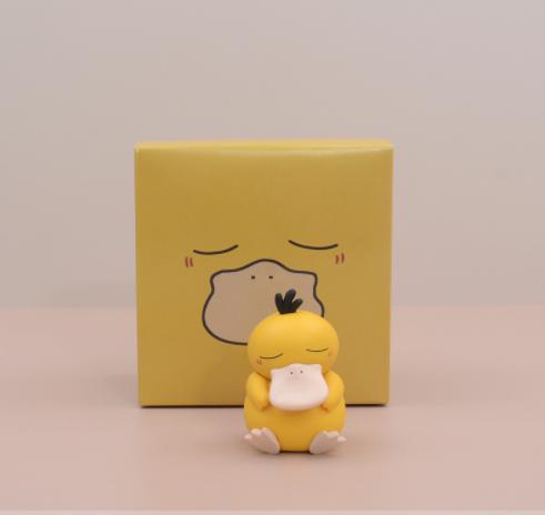 

Cartoon Pokemon Snorlax Psyduck Action Figures Kawaii Model Car Ornaments Gifts Home Portable Decoration Toys Poseable Articulated Scale Detailed