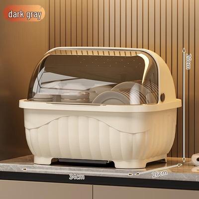 ZISIZ Lidded Dish Drying Rack