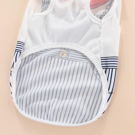 Dog Vest Loose Neck Tear-Resistant Soft Dogs Costume Polyester Puppy Shirt Clothes for Outdoor