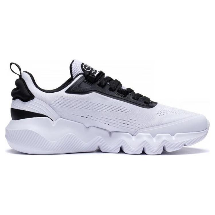 New LiNing LN Fle Anti Slip Wear Resistant Low Top Sports Casual Shoes Men's White Black AGLT031-1