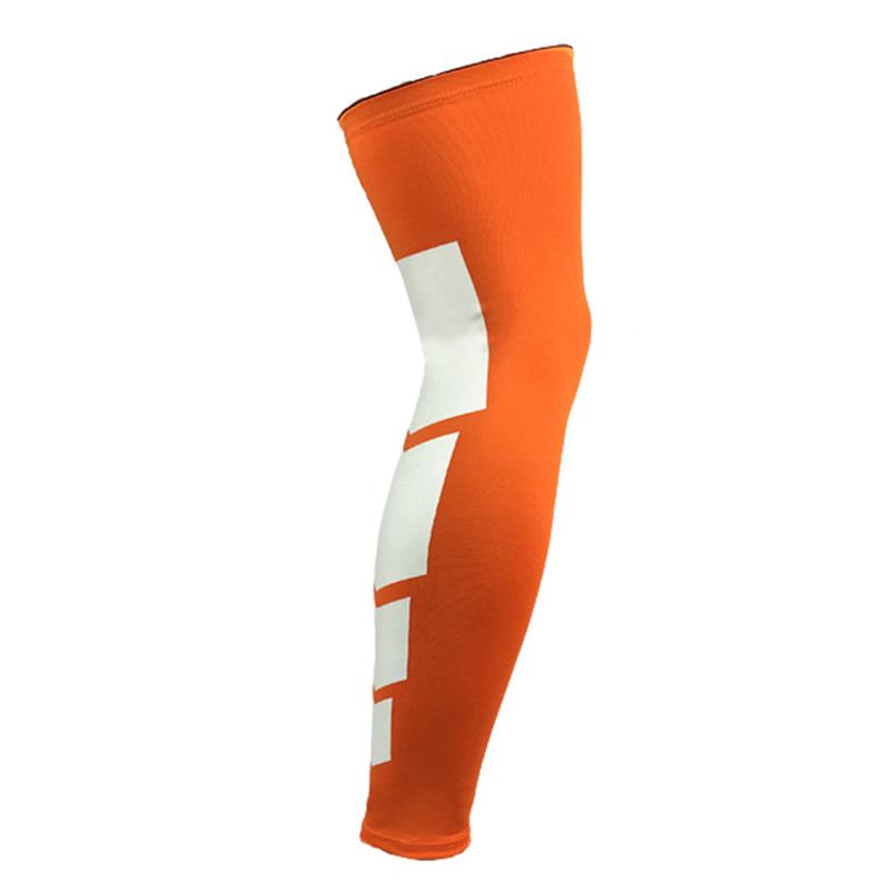 Gobygo 1Pcs Sports Knee Pads Extended Thigh And Calf Protectors Outdoor Basketball Cycling And Running Protective Gear Men Women