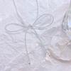 Fashion Bowknot Pendant Necklace Glaze Material Suitable for Party Daily Wear