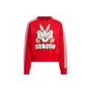 Neo Women CNY Lunar New Year Soft Fleece Crew Neck Sweatshirt Red IB0390