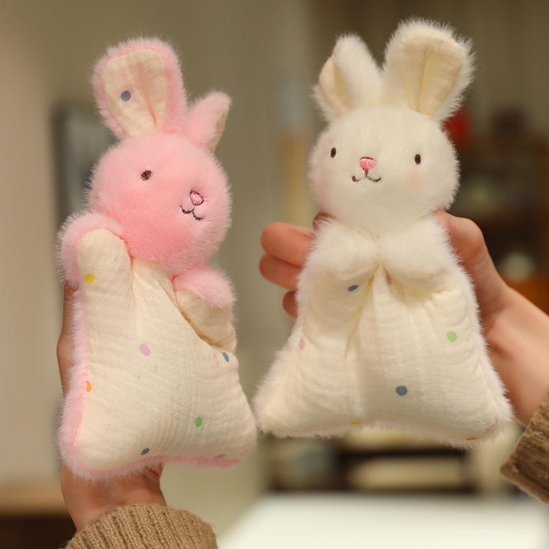 Creative Panda Finger Puppet Plush Toy & Soothing Beanbag Towel Doll – Children's Companion Gift