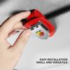 HIUWL1 Parasole per Auto Porta Occhiali Clip per Occhiali da Sole Porta Biglietti Stand Emblema Per Abarth FIAT 500 FR Stilo Doblo Tipo Lancia Musa