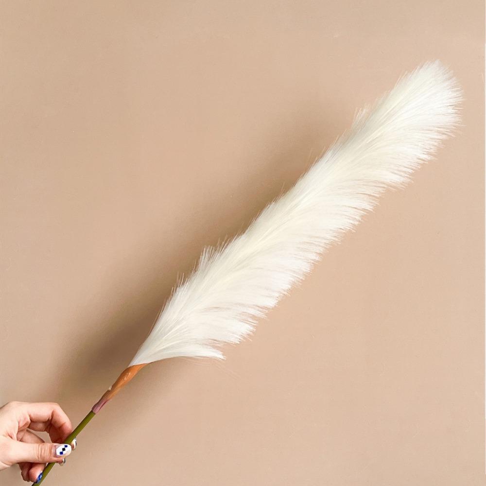 4 Pack 80cm Fake Pampas Fluffy Artificial Pampas Grass Table Vase Decoration Large Bouquet Home Wedding Party Birthday Mother's Day Decoration