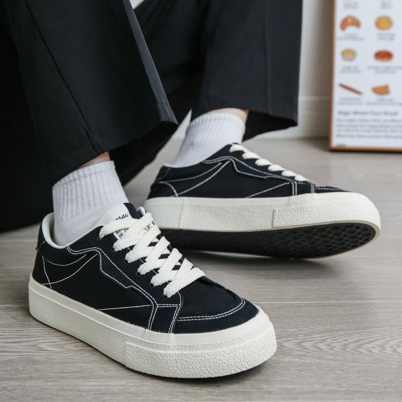 Men's Shoes Tide Summer Breathable Mesh Canvas Shoes Men's Versatile Casual Ins Board Shoes Tide