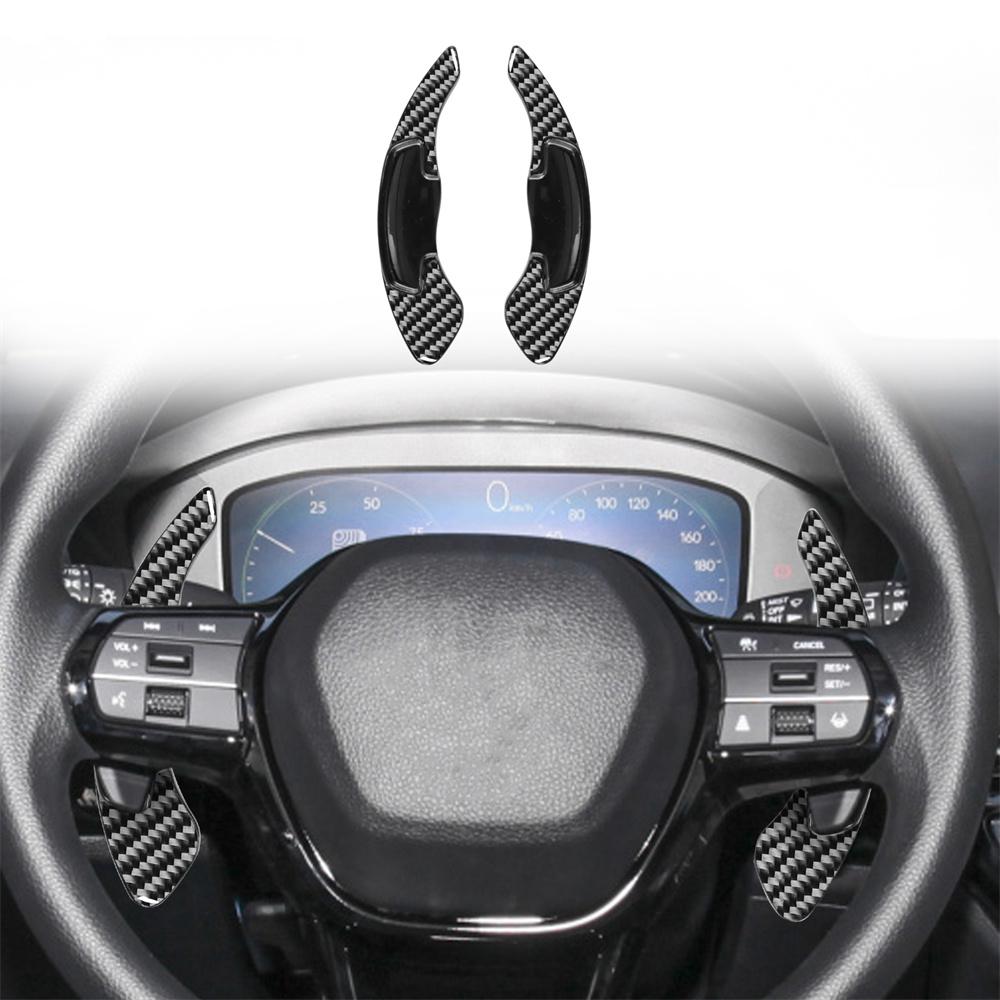 Carbon Fiber Steering Wheel Shift Paddle Shifter For Honda Civic Accord CR-V Acura