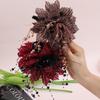 Bright Star River: Hong Kong Style Shiny Flower Shark Clip – Enhance Your Hair Volume with Elegant Headpiece