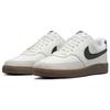 Nike Court Vision Low Bílá Černá Gumová Unisex Tenisky Plachetnicová Světle-Ořechově-Hnědá FQ8075-133