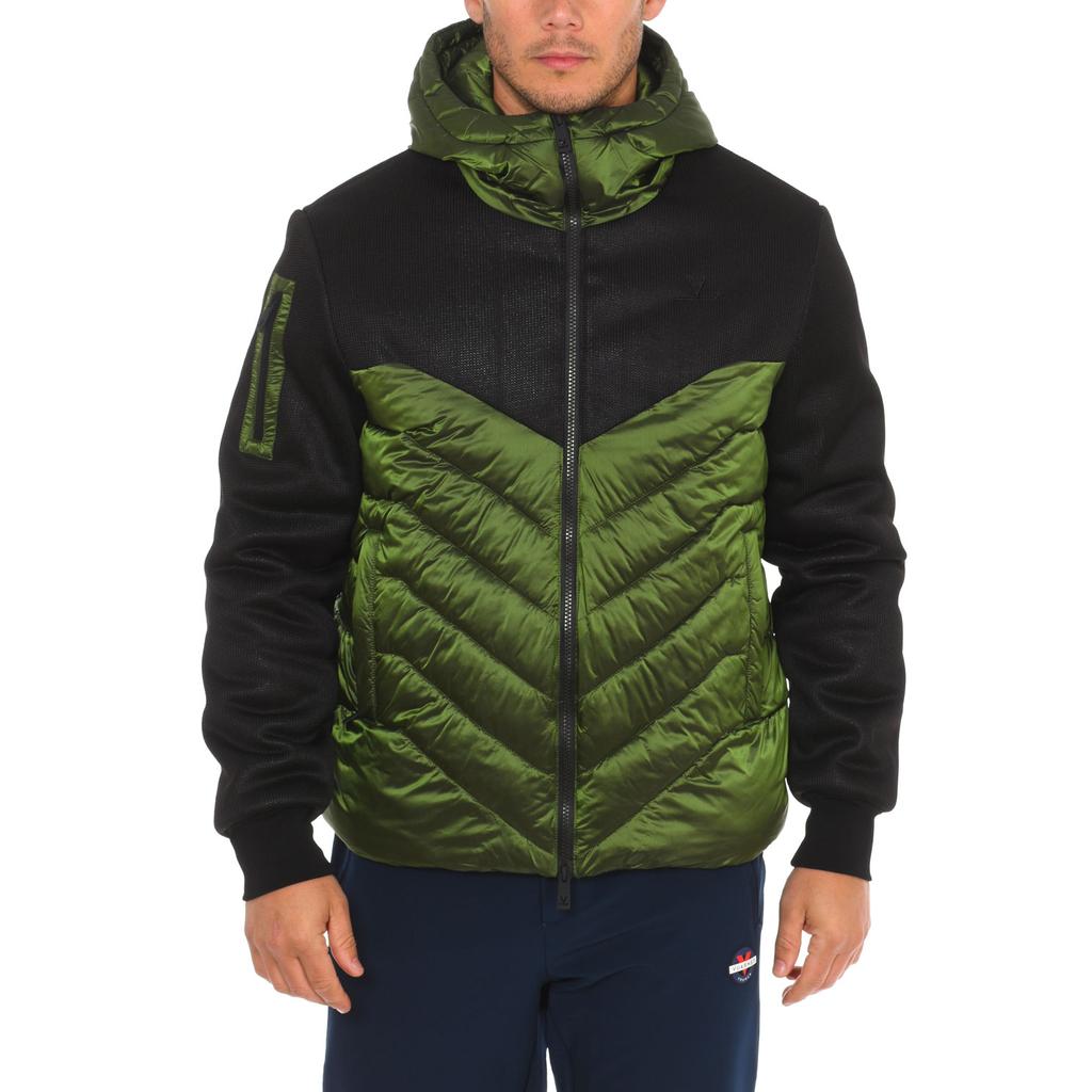 AMF21275 Wattierte Herrenjacke mit Kapuze