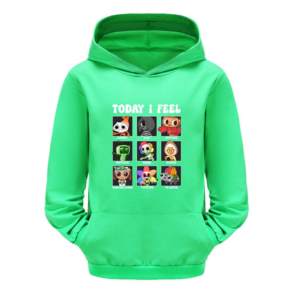 5405 Kinder Jungen Mädchen Dandy World Bedruckte Freizeit Kapuzenpullover mit langen Ärmeln