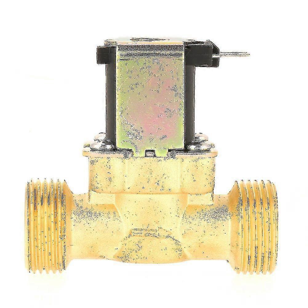 DC 12V G3/4 Normálně zavřený elektrický solenoidový ventil, Mosazný solenoidový ventil, NC solenoidový ventil (g3/4 D