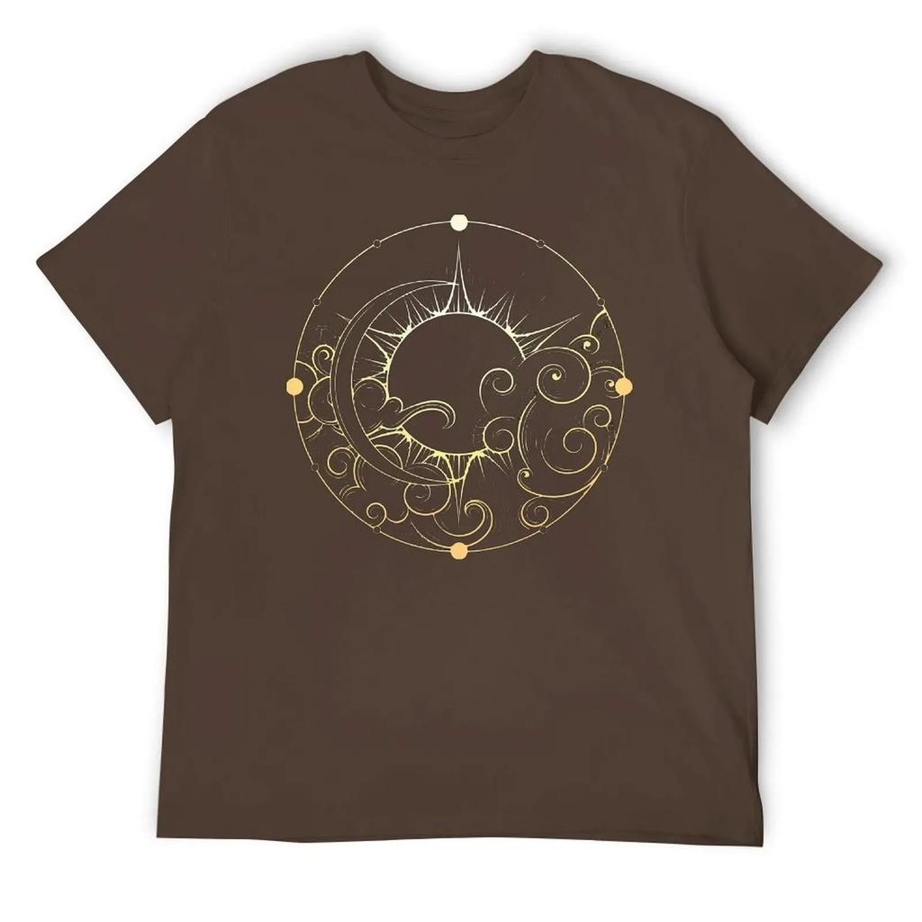 Fresh Sun And Moon For Sale T-shirt  Movement Tees Graphic Cool Humor Graphic Leisure Eur Size