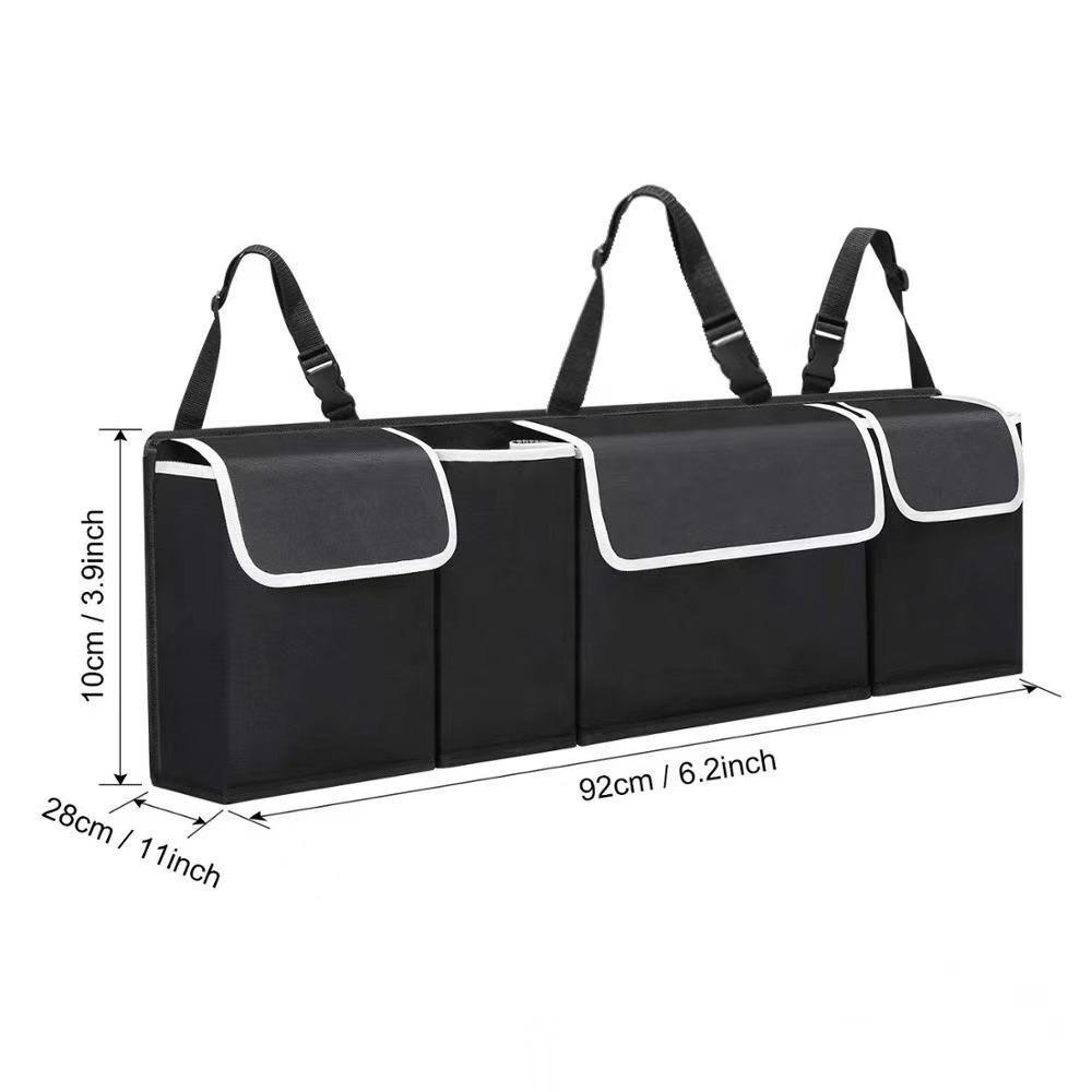 Oxford Car Trunk Back Seat Hanging Storage Organizer SUV MPV Hatchback Storage Bag чёрный