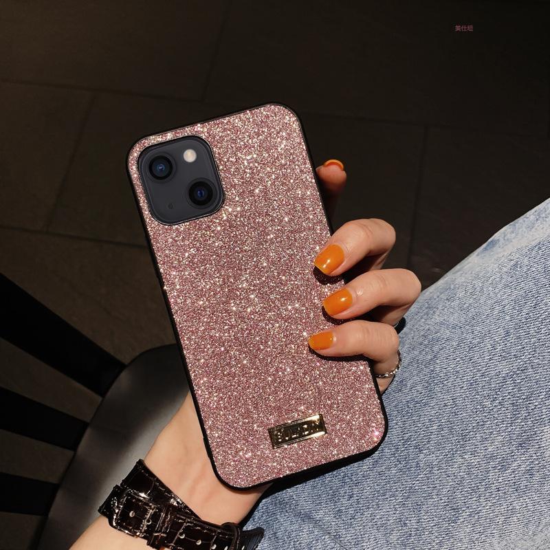 Vhodné pro pouzdro na telefon Apple 16promax, třpytivé, Iphone15, nárazuvzdorné, 14 módní, 13 pro ženy, 12 luxusní, 11 pouzdro