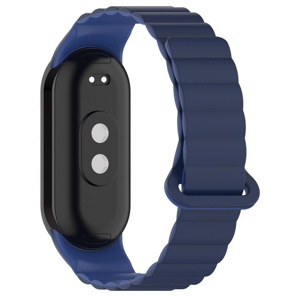 Magnetický silikonový řemínek pro Xiaomi mi band 8 Náhradní řemínek Sportovní náramek Pro Mi band 8 Řemínek Náramek Dvoubarevný řemínek