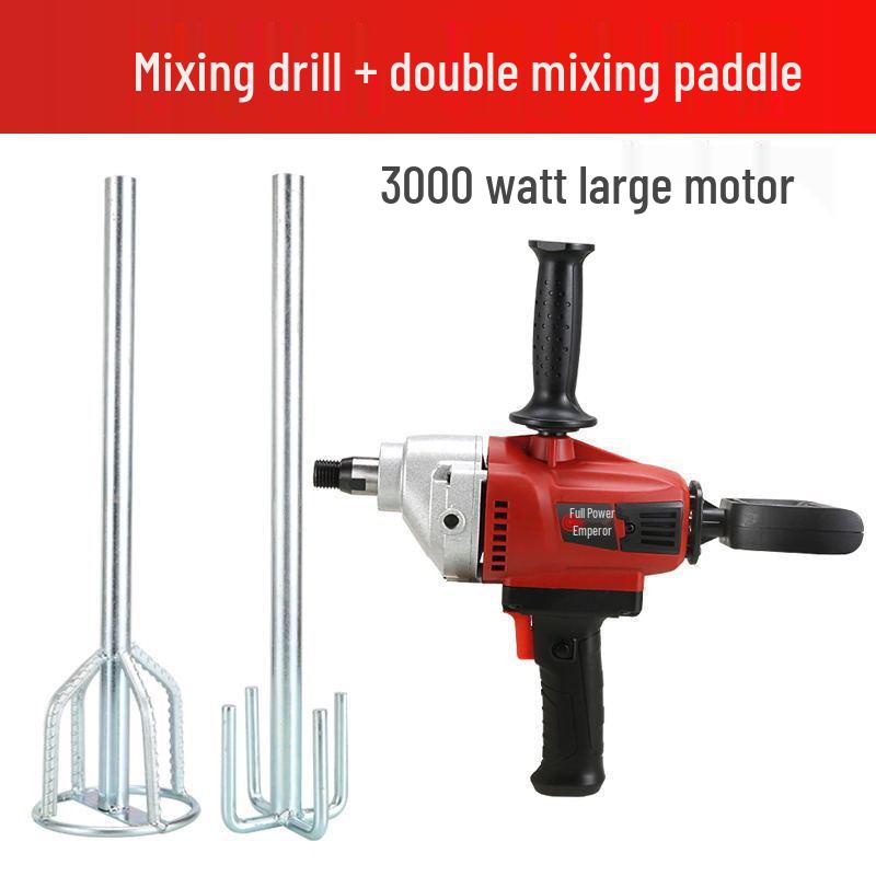 Multifunctional Industrial Mixer: Mortar, Cement, Paint, Putty & Water Drill