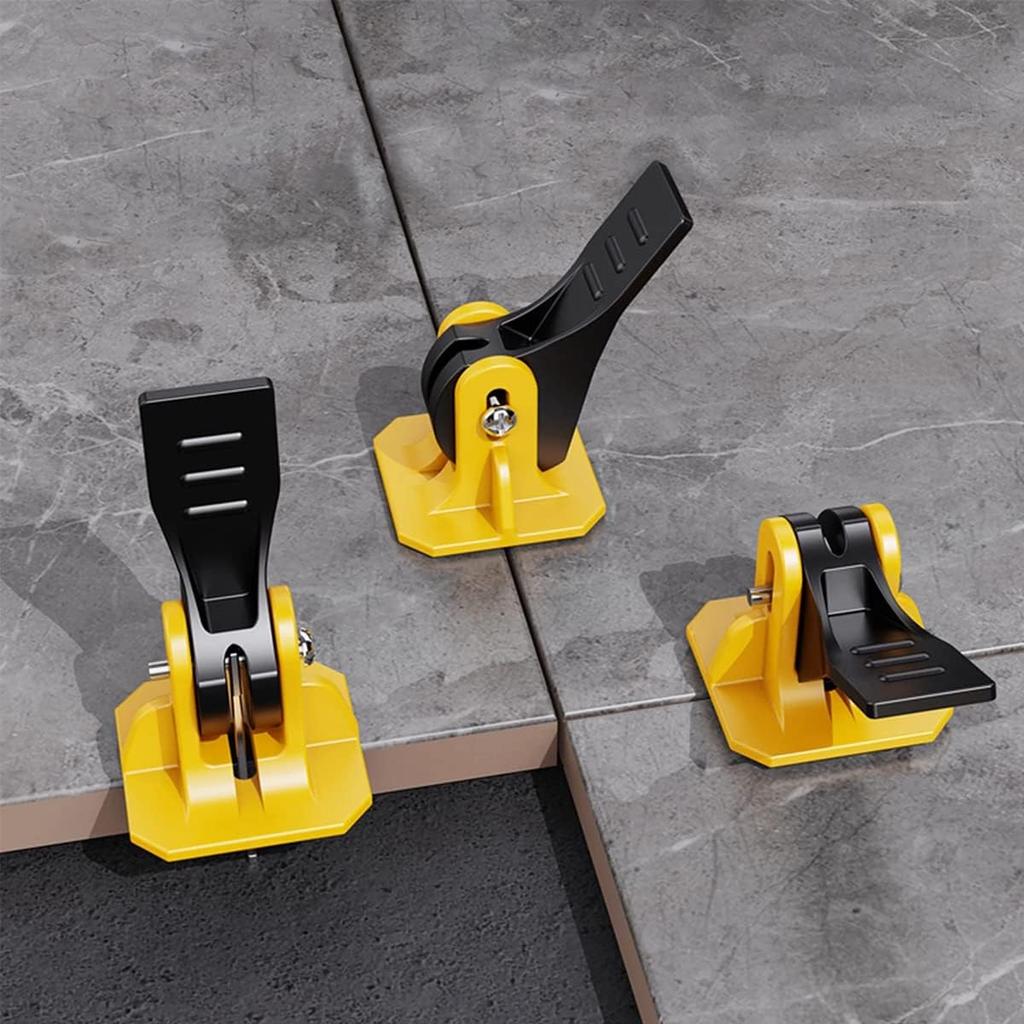 Eummy 50 Pieces Tile Leveling Tile Kit Tile Tile Regulator Reusable Tile Tile Positioning Plastic Artifacts Leveling Fixing Tiles