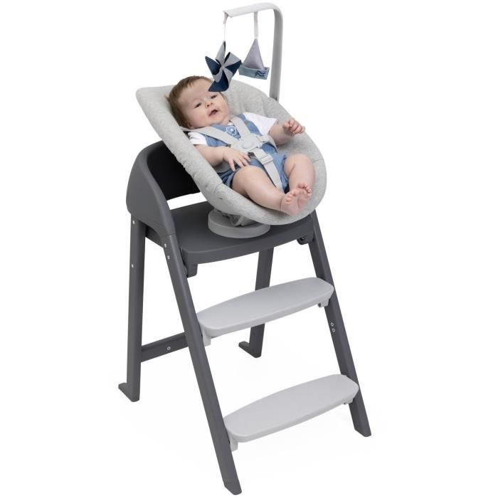 Newborn Seat - CHICCO - Crescendo - Reclinable - Grey
