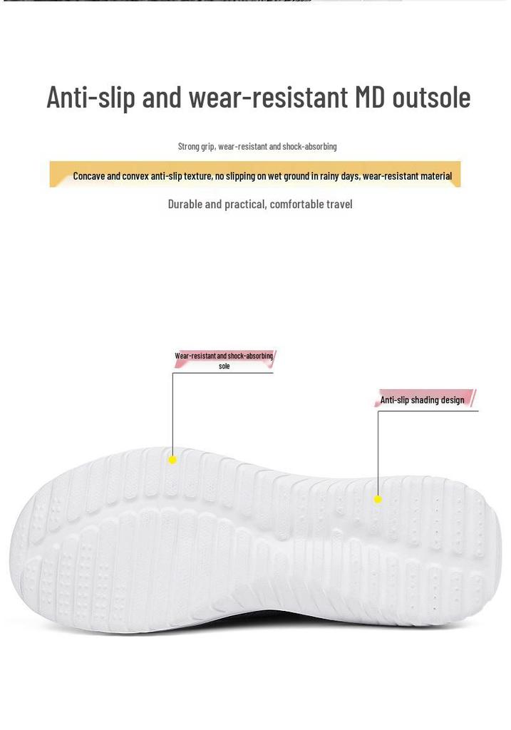 Breeze Knit Slip-on Running Shoes for Men & Women: Lightweight, Breathable Casual Sports Footwear