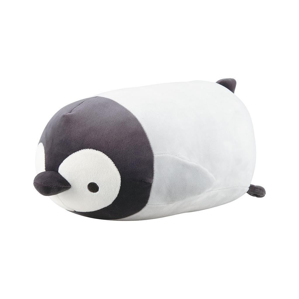 Livheart Marshmallow Aquamie Penguin Bolster Cushion (Total Length: Approx. 28cm) Fluffy Plush Toy 18207-82