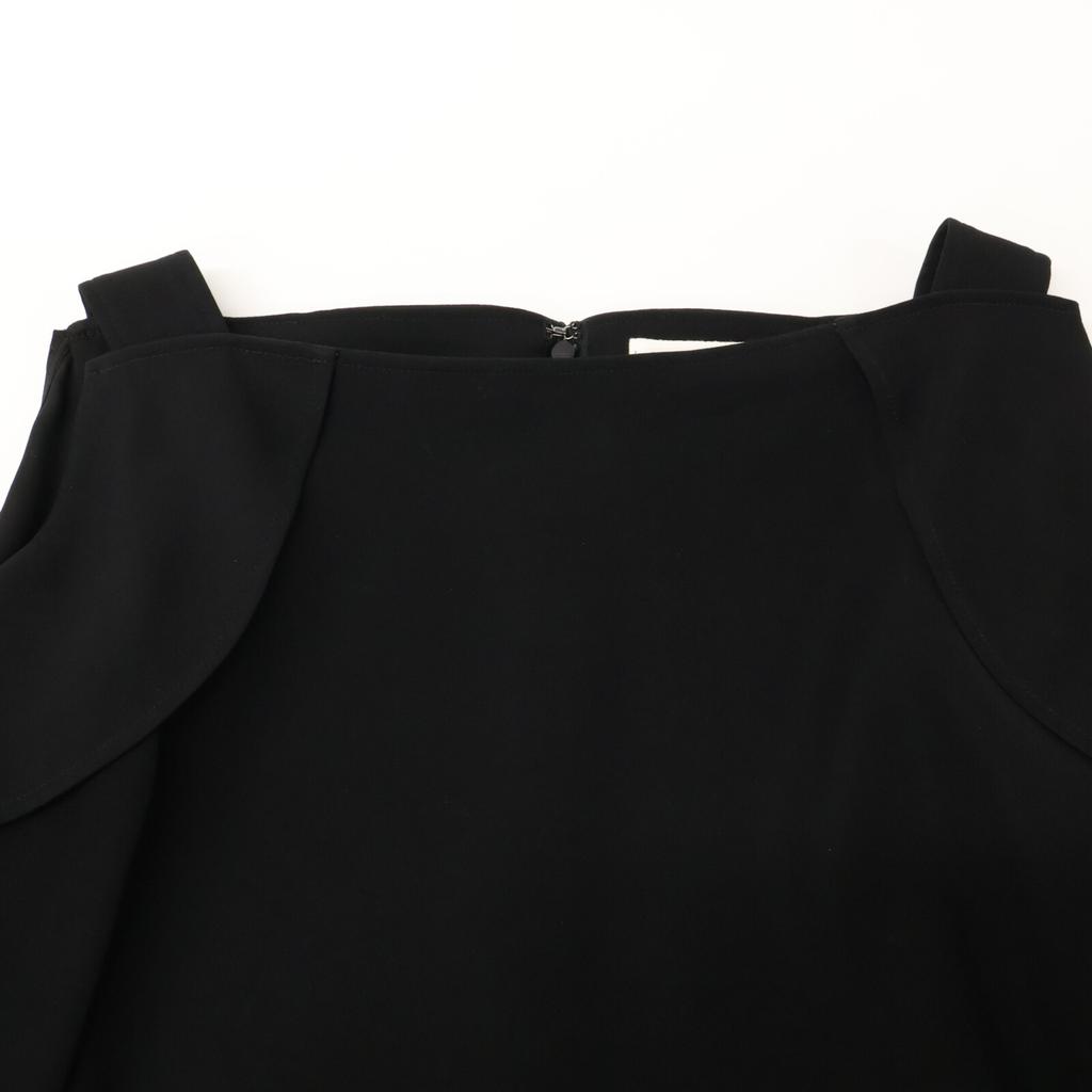 ADEAM 41801 Black Ruffle Sleeve Dress Dress 0 blackUsed