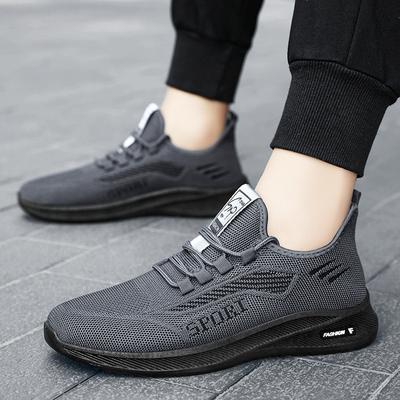 Shoes Men Fall New Men's Shoes Men Fly Woven Casual Shoes Men Breathable Soft Sole
