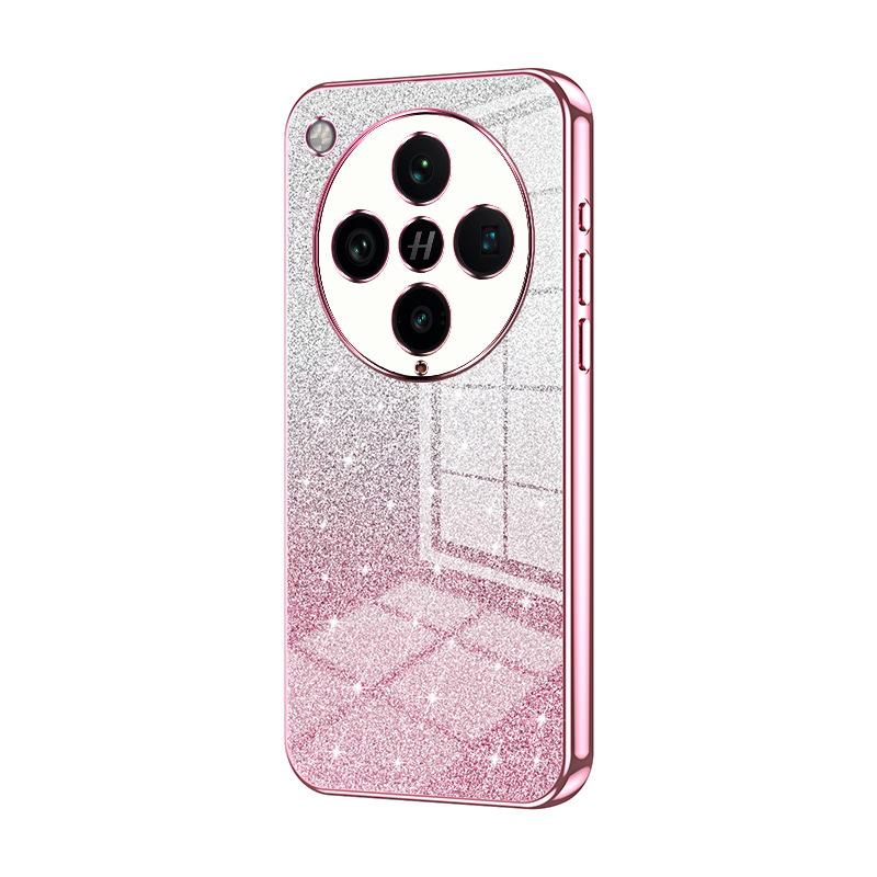Applicable to OPPO FindX9Pro electroplated glitter mobile phone case FindX8 transparent K15 anti-drop protective case