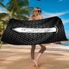 Fulham Crest Design Beach Towel Microfiber Beach Towel, Lightweight and Quick-Dry, for Summer Travel, Swimming Pool Fan Birthday Gift