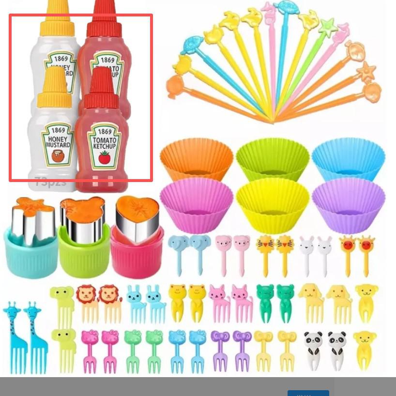 Mickey & Animal Paradise Cute Mini Bento Decoration Picks & Fruit Forks Set