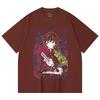 230 Gsm 100% Cotton Demon Slayer V47 Tomioka Print Unisex Heavy Cotton T Shirt