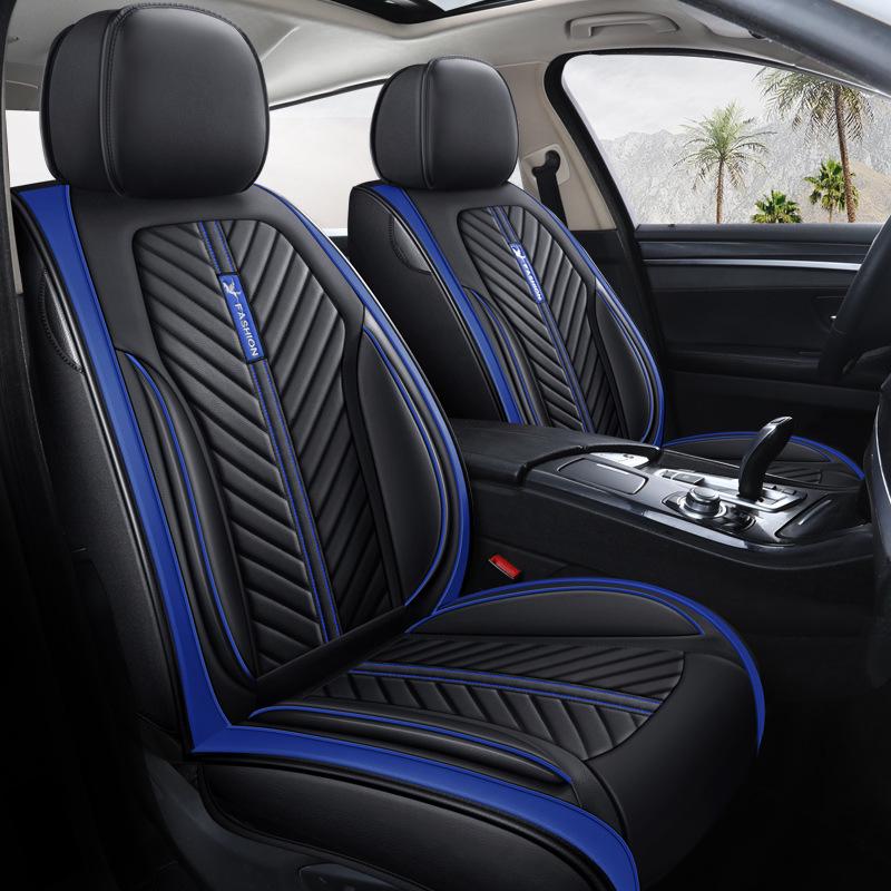 Universal Four-Season Sporty Microfiber Leather Car Seat Cover