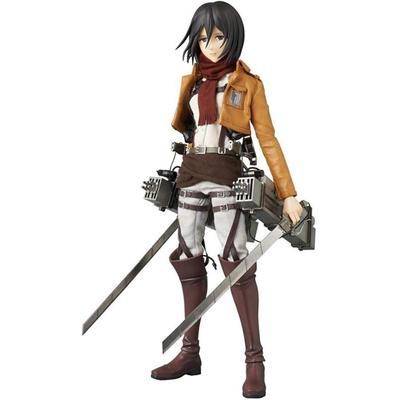 RAH Real Action Heroes Attack on Titan Mikasa Ackerman, Maßstab 1:16, bemalte bewegliche Figur aus ABS und ATBC-PVC