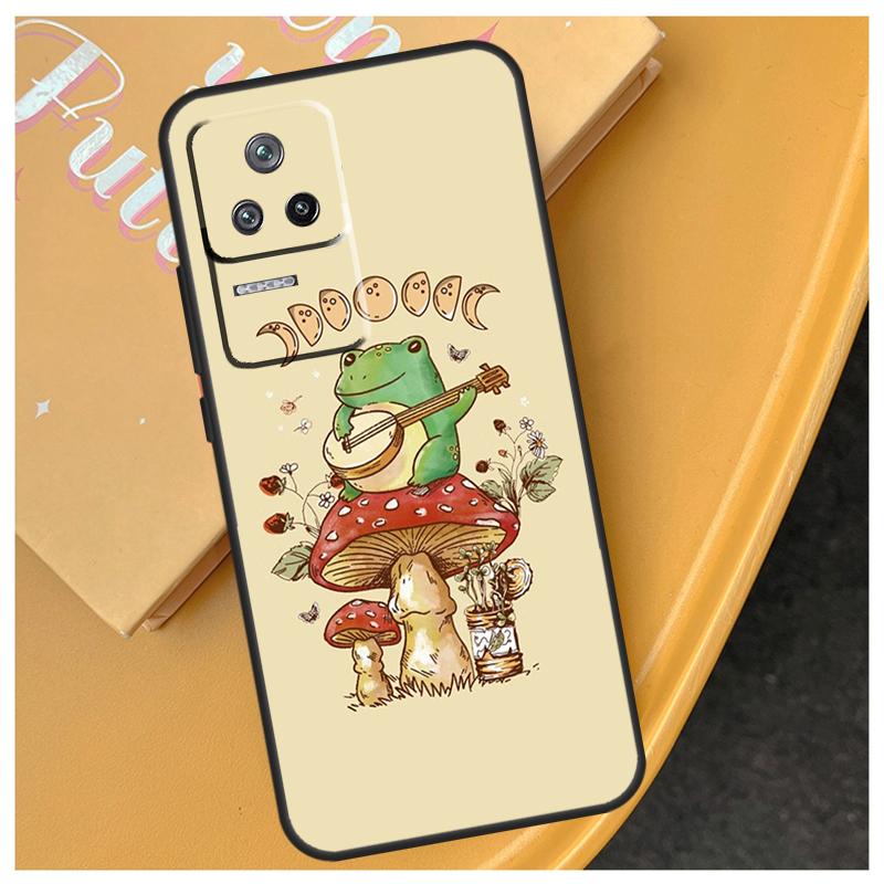 Cottagecore Aesthetic Frog Mushroom Funda For Xiaomi 17 Pro Max 15 14 Ultra 13T 14T 15T POCO X7 Pro X5 X6 F6 F5 F7 F8 Ultra Case