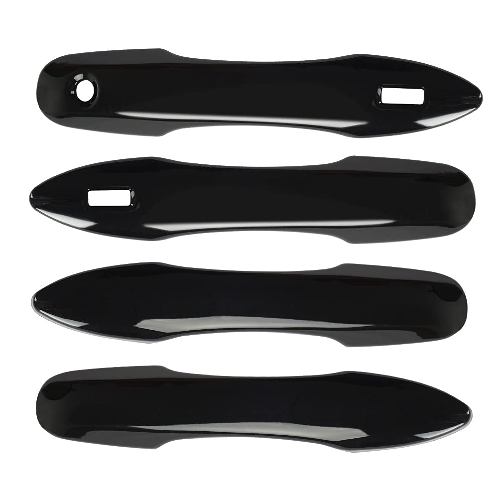 MARCHFA Door Knob Covers/Steering Wheel Covers/Garnish for Toyota Yaris & Yaris Cross MXPB1/MXPJ1 Series (2020~) - Dress-Up Custom Parts (Piano Black)