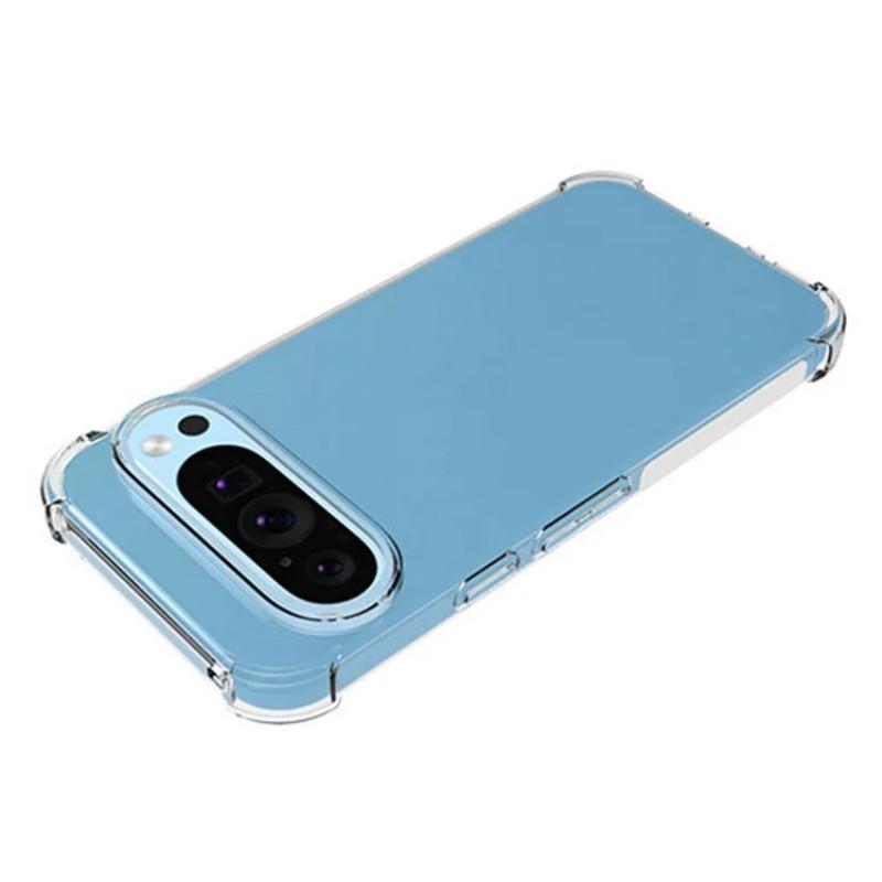 Dla Google Pixel 9 Pokrowiec na tył WANLONFENG Seria TM 2.0mm Przezroczyste etui TPU na telefon (Duży otwór soczewki)