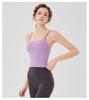Anti-Bacterial Deep U Sports Bra Camisole with Beautiful Back Design